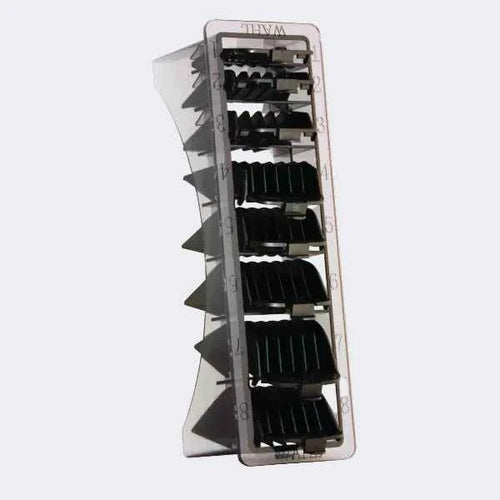 Wahl Comb Organizer with 8 Black Attachment Combs