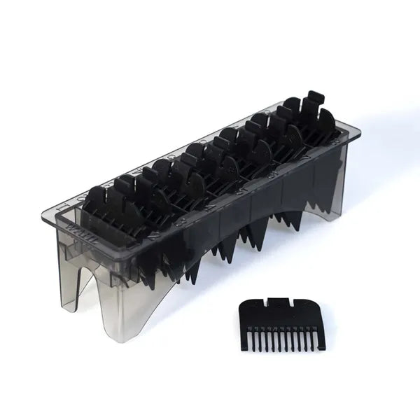 Wahl Comb Organizer with 8 Black Attachment Combs