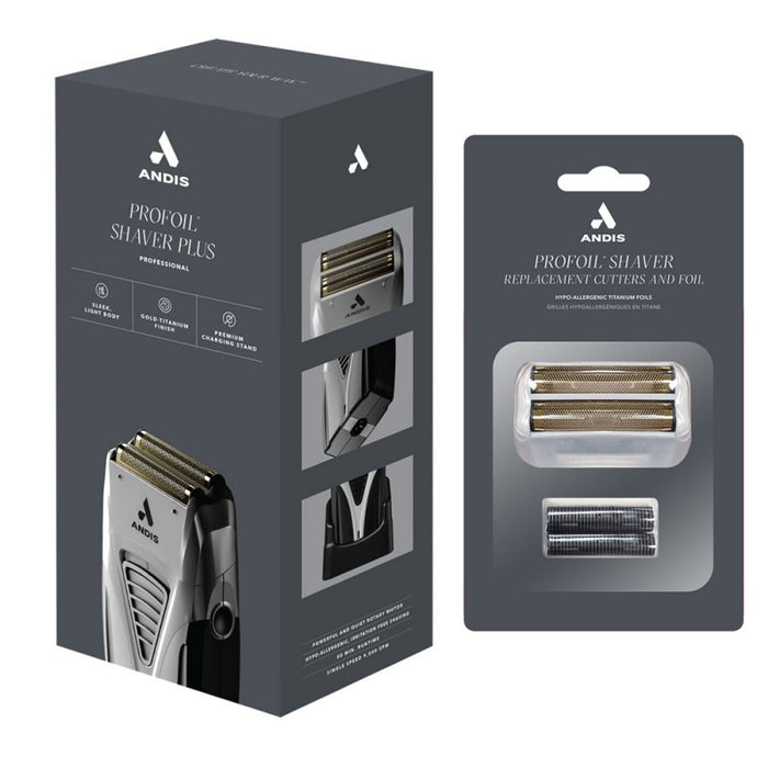 ANDIS ProFoil Plus Shaver with FREE Replacement Foil & Cutter
