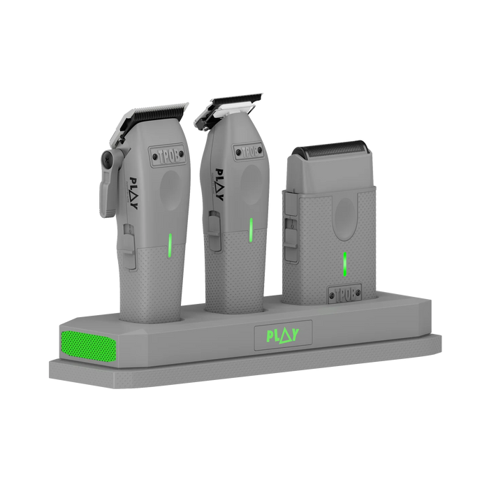 TPOB PLAY MINI Grey Clipper Bundle with Charging Stand