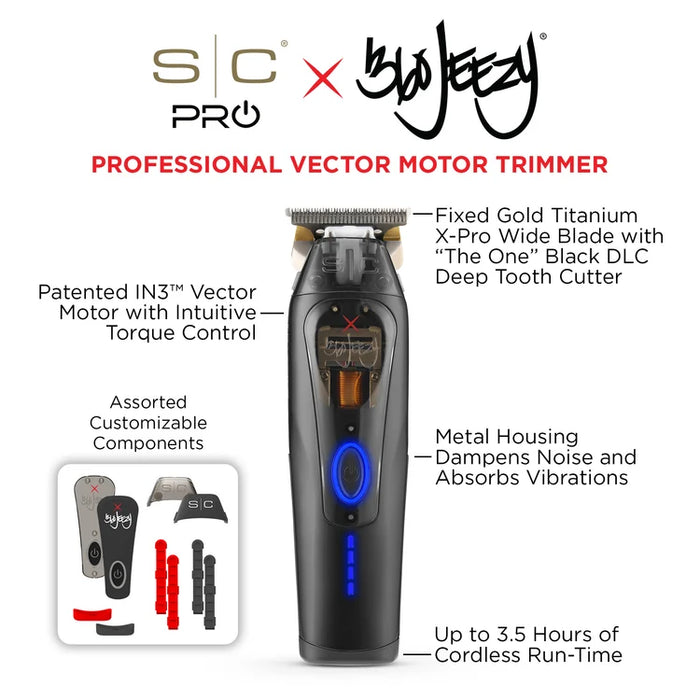 StyleCraft SC Pro x 360 Jeezy Professional Trimmer SC423B (PRE-ORDER)