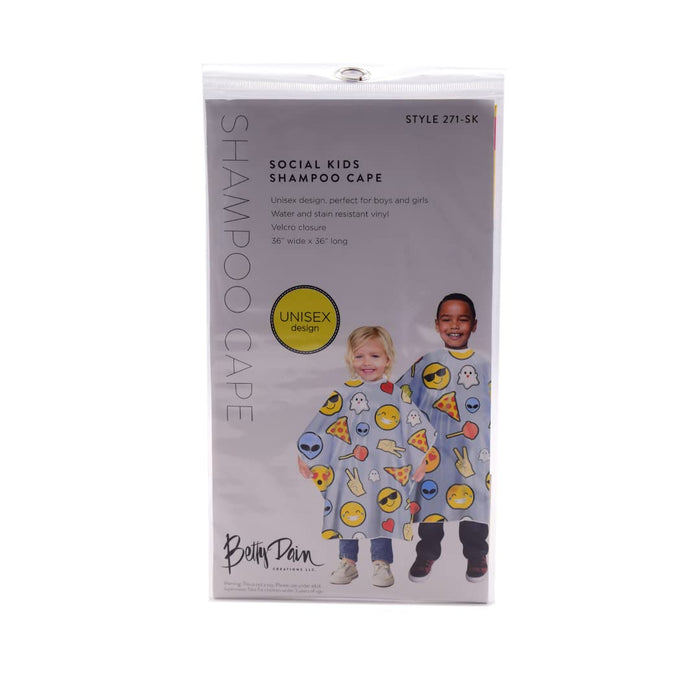 Social Kids Shampoo Cape – Waterproof Vinyl