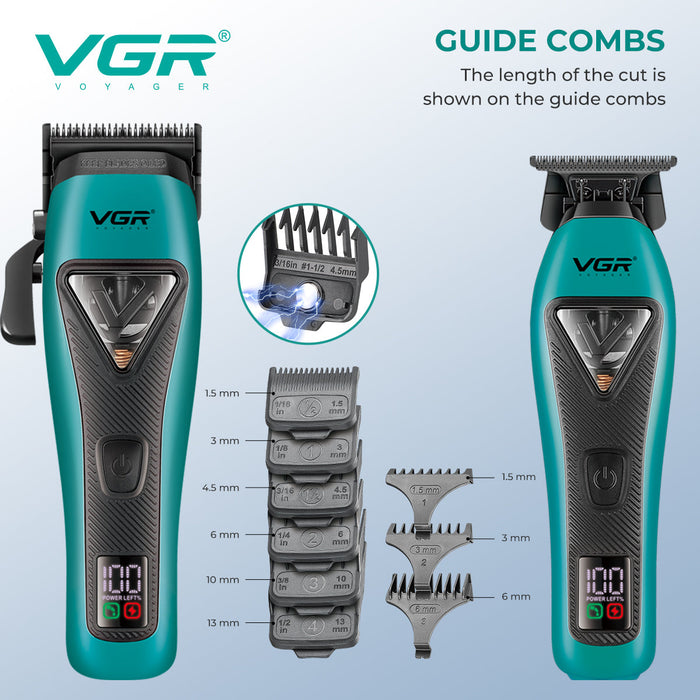 VGR V-035 S3 Professional Barber Combo 3-in-1