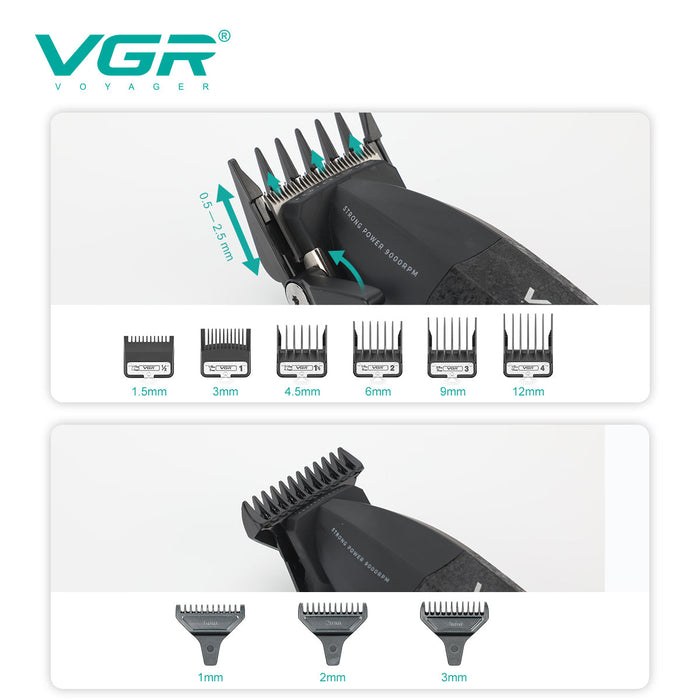 VGR V-640 S3 Professional Barber Combo 3-in-1