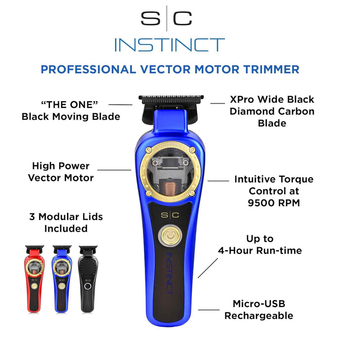 StyleCraft Instinct Professional Vector Motor Cordless Trimmer