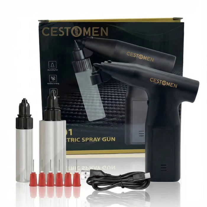 Certified Clippers Wireless Airbrush Spray Gun Kit No Clog with FREE Hevie Enhance Blown 2oz