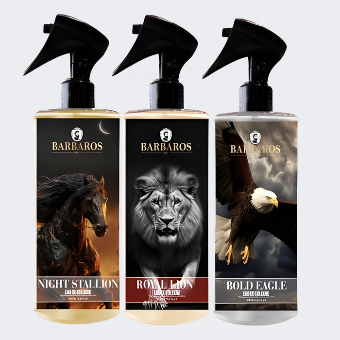 Barbaros Cologne Aftershave Combo (CHOOSE YOUR SCENT)  - 500ml