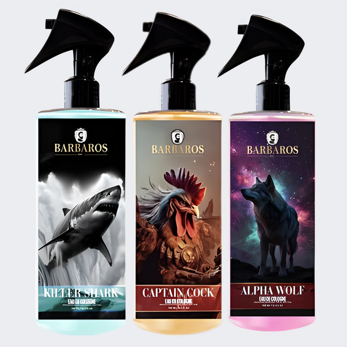 Barbaros Cologne Aftershave Combo (CHOOSE YOUR SCENT)  - 500ml