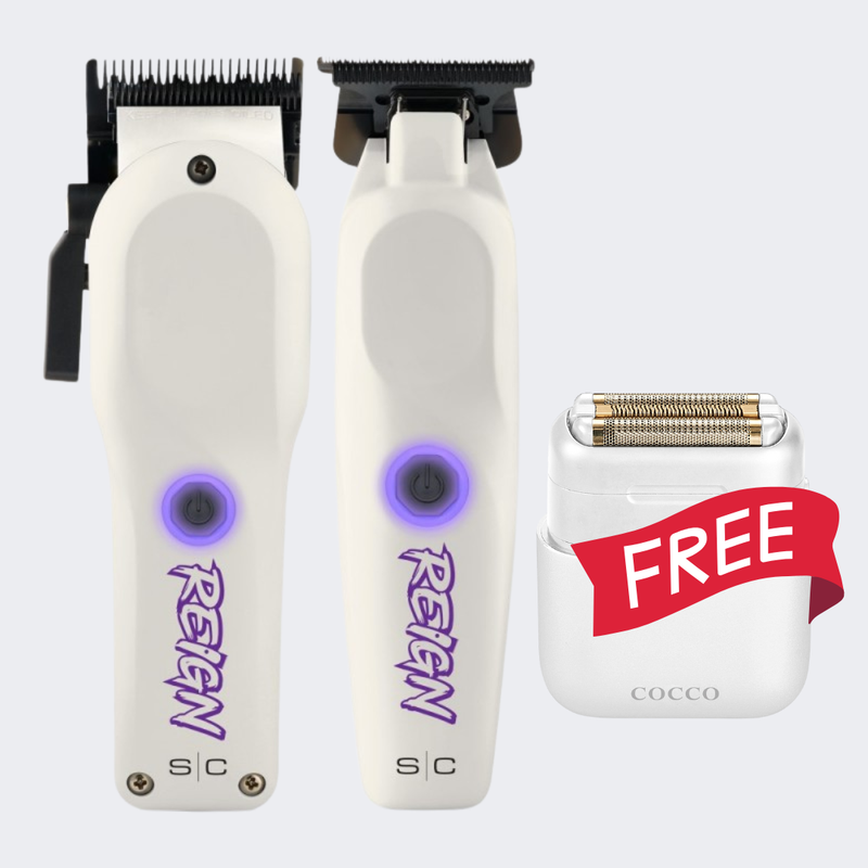 StyleCraft Reign Clipper & Trimmer Combo with FREE Cocco Impacto Shaver