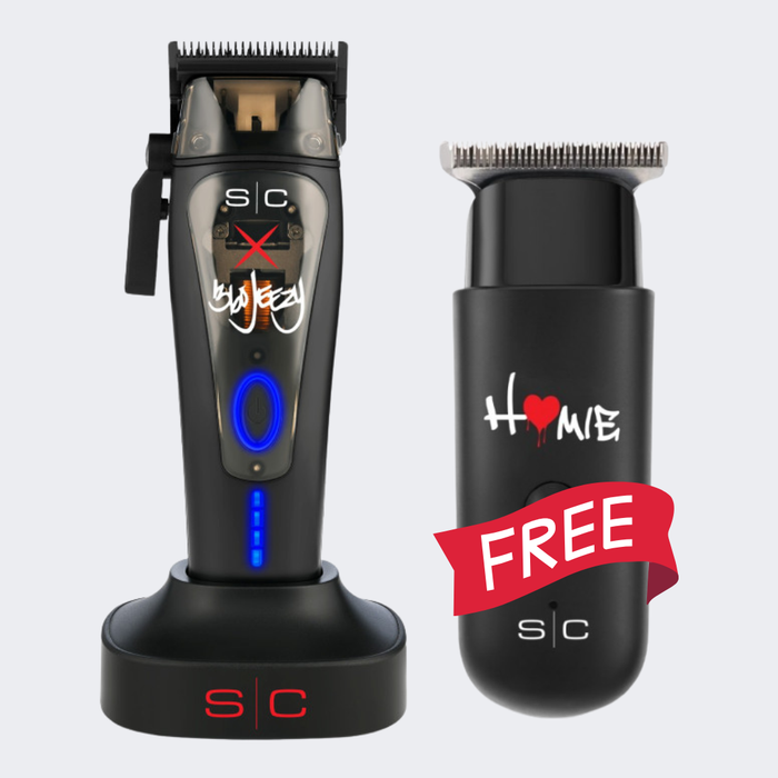 StyleCraft X 360 Jeezy Vector Clipper SC614B with FREE Homie Trimmer