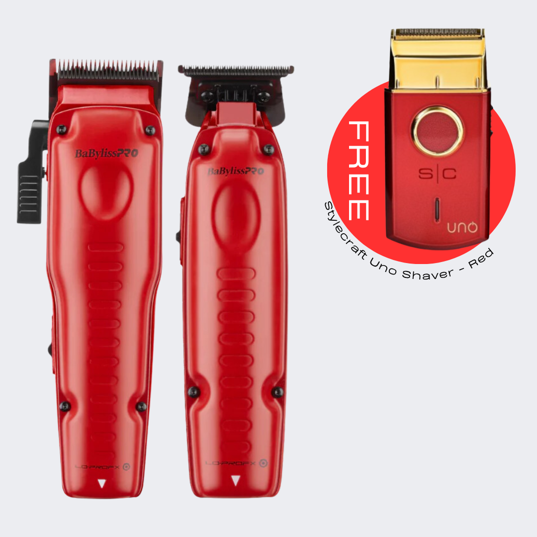BaBylissPRO FXONE Lo-ProFX Limited Edition Matte Red Clipper
