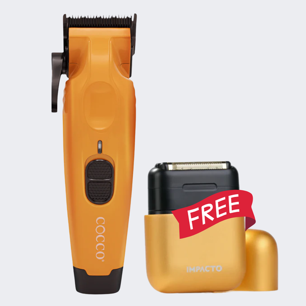 Cocco Pro Hyper Veloce Clipper Orange with FREE Impacto Wet/Dry Shaver