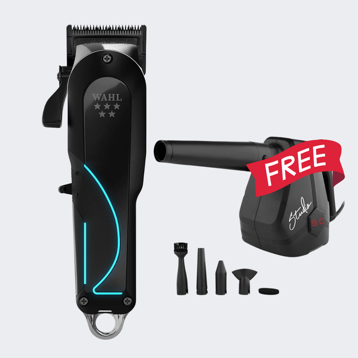 Wahl Professional 5-Star Senior 2.0 Cordless Clipper with FREE SC Studio Corded Shop Blower