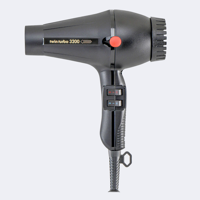 Turbo Power Twin Turbo 3200 Hair Dryer - BLACK