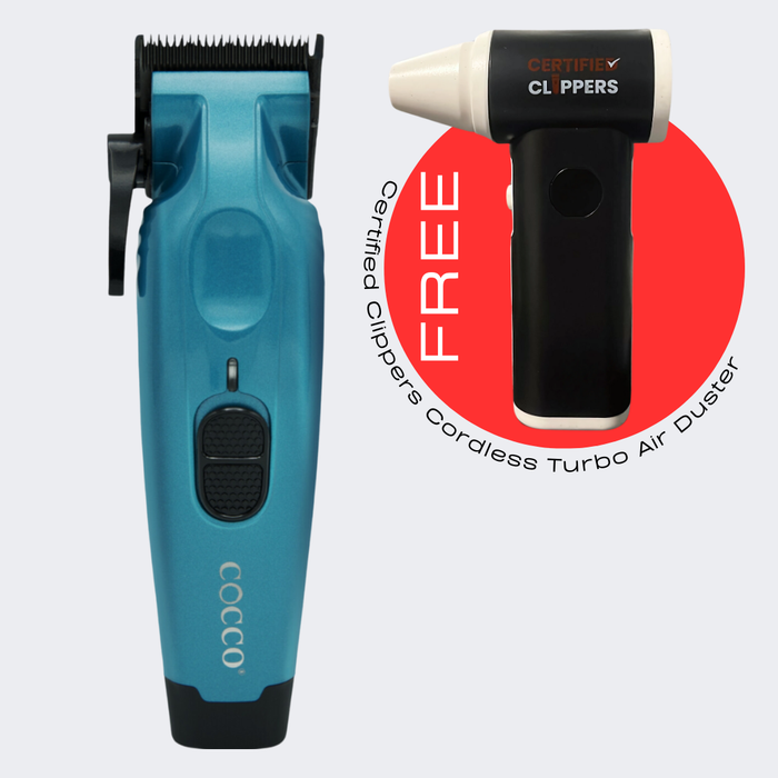 Cocco Pro Hyper Veloce Clipper Dark Teal with FREE Cordless Turbo Air Duster