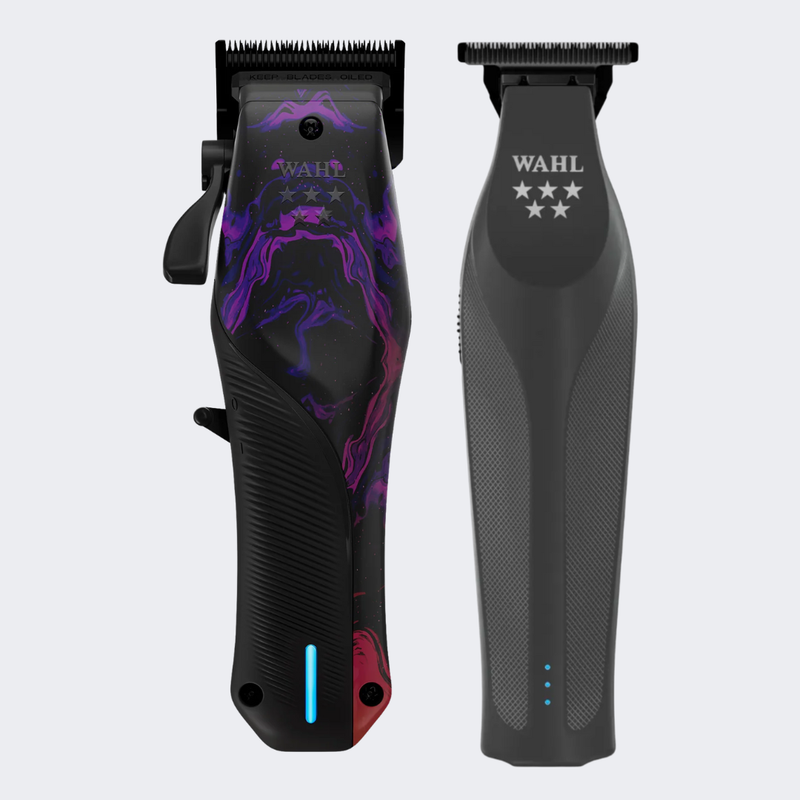 Wahl Hi-Viz Nightshade Trimmer + Wahl Vapor LE Cordless Clipper – Limited Edition Combo