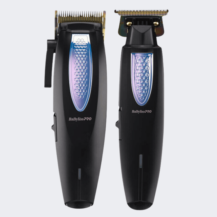 BabylissPro LithiumFX+ Limited Edition Iridescent Clipper and Trimmer Combo (FX73HOLPKRB)