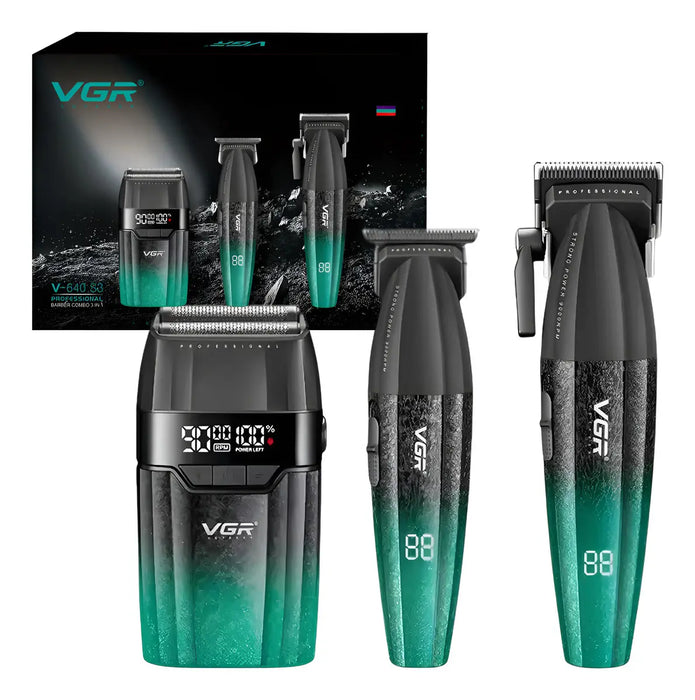 VGR V-640 S3 Professional Barber Combo 3-in-1
