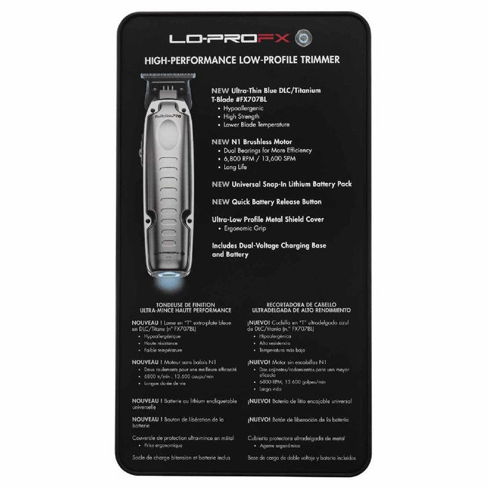 BaBylissPRO FXONE Lo-ProFX Limited Edition Matte Gray Clipper & Trimmer Combo – FX829MG & FX729MG