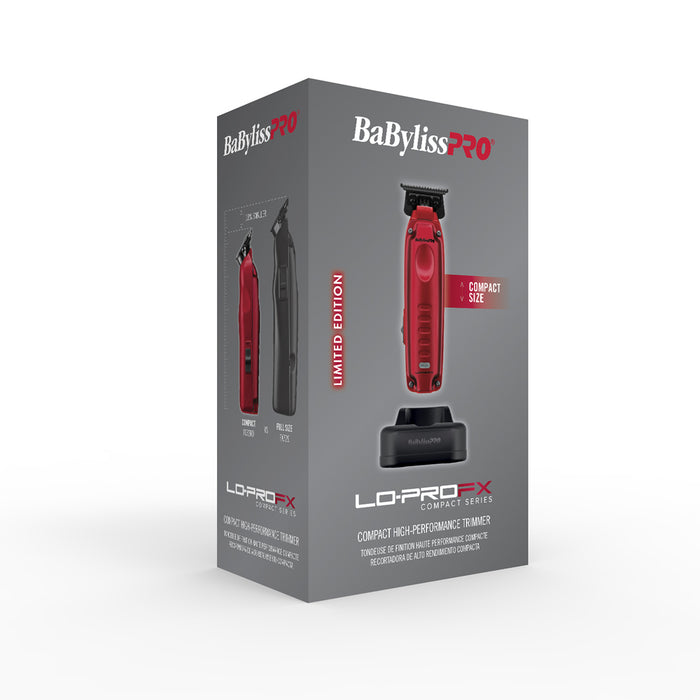 BaBylissPRO Compact LO-PRO Trimmer – Red (FX72RD)