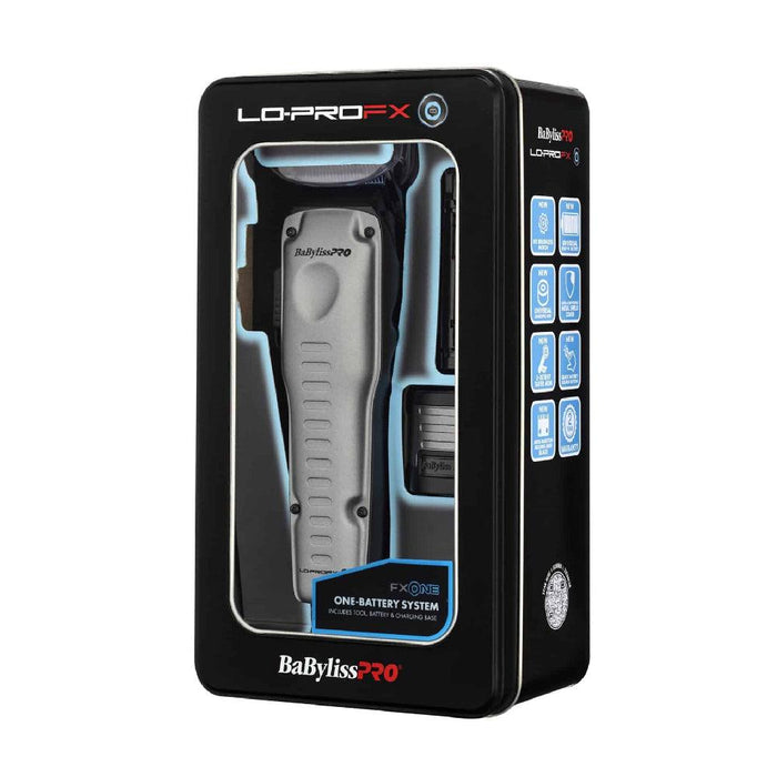 BaBylissPRO FXONE Lo-ProFX Limited Edition Matte Gray Clipper & Trimmer Combo – FX829MG & FX729MG