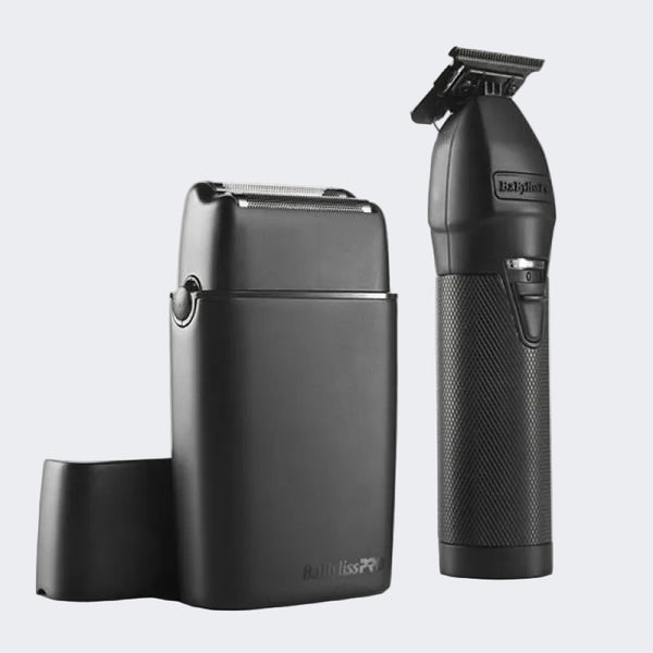 BaBylissPRO LimitedFX Matte Black Trimmer & Shaver Combo FXDUOFS2TMB