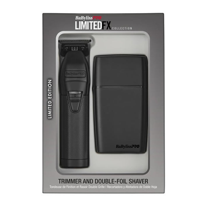 BaBylissPRO LimitedFX Matte Black Trimmer & Shaver Combo FXDUOFS2TMB