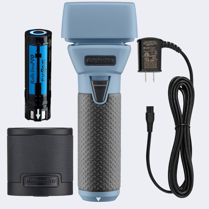 BaBylissPRO® FXONE™ Limited Edition Matte/Charcoal Blue Foil Shaver LFX79SBC