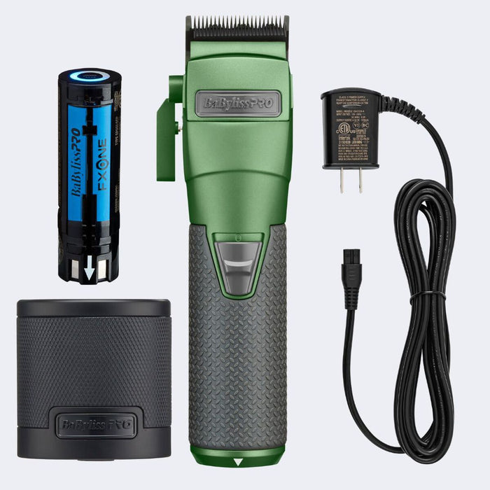 BaBylissPRO® FXONE™ Limited Edition Matte/Charcoal Green Clipper LFX899GC