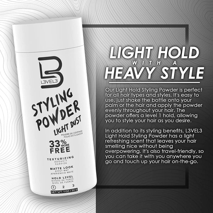 L3VEL3 Light Hold Styling Powder