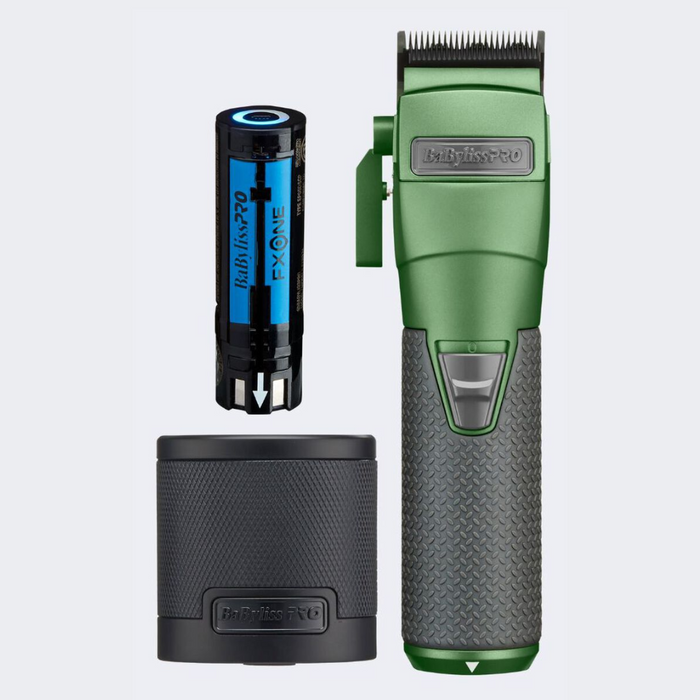 BaBylissPRO® FXONE™ Limited Edition Matte/Charcoal Green Clipper LFX899GC