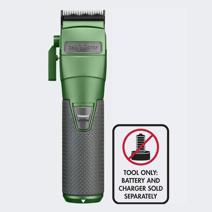 BaBylissPRO® FXONE™ Limited Edition Matte/Charcoal Green Clipper LFX899GC