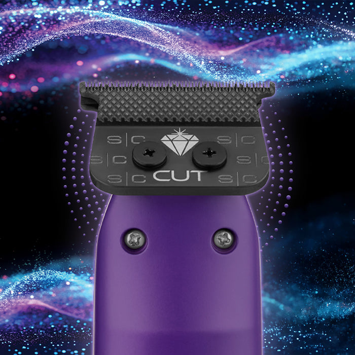 StyleCraft Reign Professional Hair Trimmer with EON Digital Brushless Motor - Purple