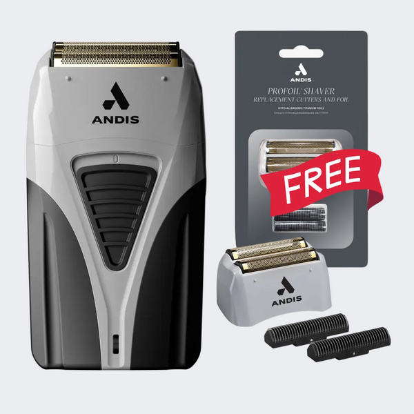 ANDIS ProFoil Plus Shaver with FREE Replacement Foil & Cutter