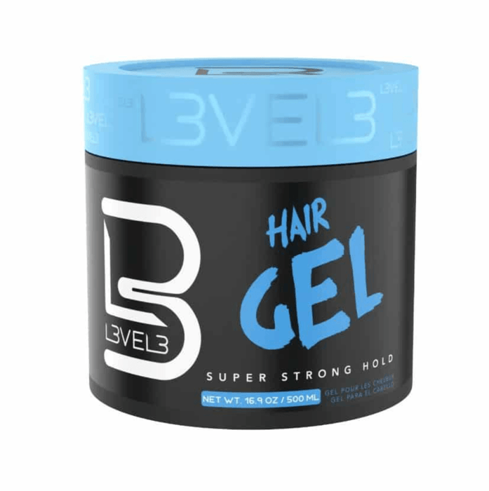 L3VEL3 Super Strong Hair Styling Gel 500ml