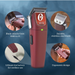 Oster® Professional Fast Feed® Cordless Clipper Burgundy