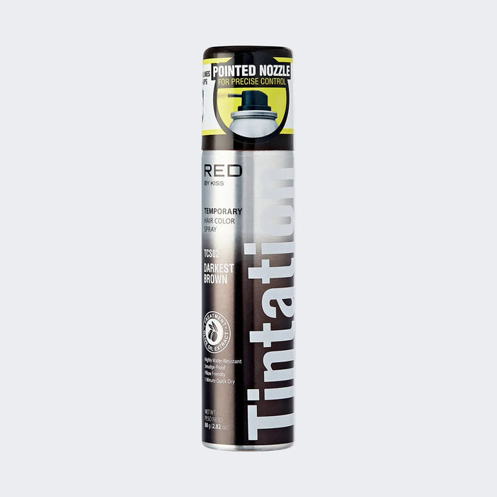 Kiss Tintation Temporary Hair Color Spray – Brown