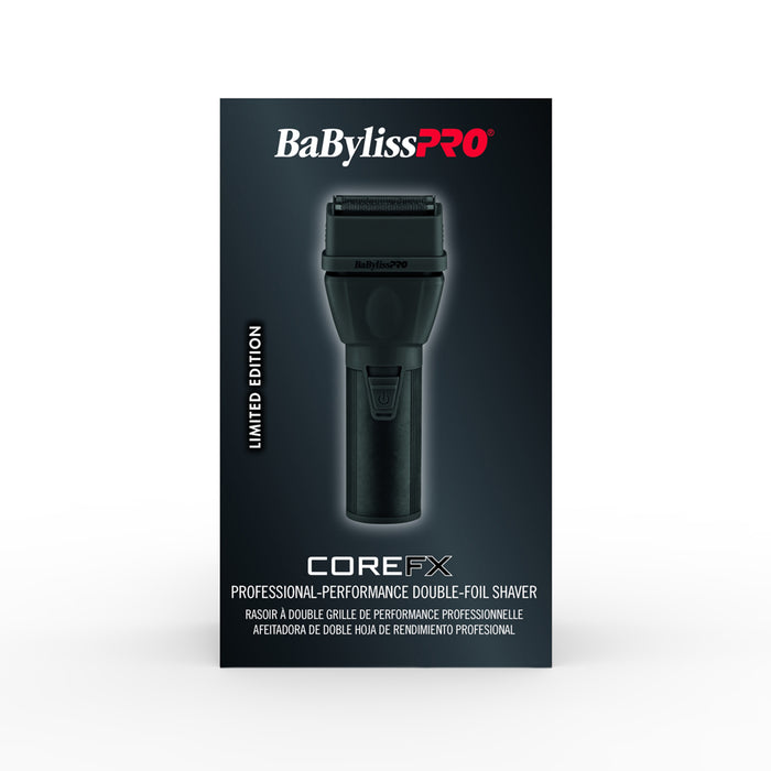 BaBylissPRO COREFX Double-Foil Shaver – Matte Black (FX75FS2MB)