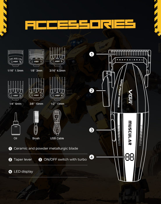 VGR V-285 Professional Hair Clipper