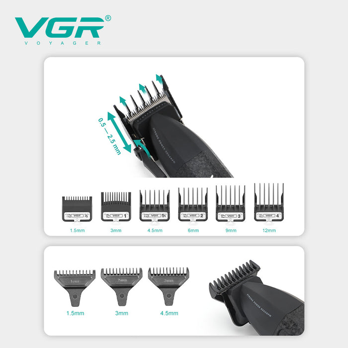 VGR V-640 S2 Professional Barber Combo 2-in-1