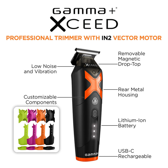 Gamma+ XCEED Professional Cordless Trimmer (GP418B)