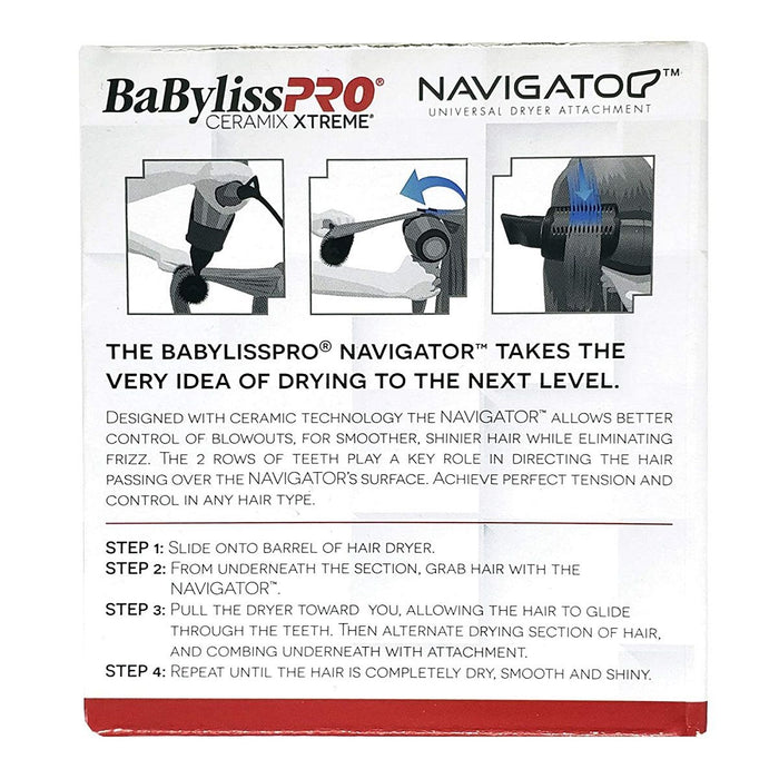 BaByliss Pro Navigator Universal Dryer Attachment #BDBABLK - Certified Clippers