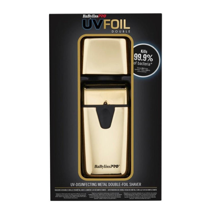 BaBylissPRO® UVFOIL Gold UV Double - Foil Shaver FXLFS2G - Certified Clippers