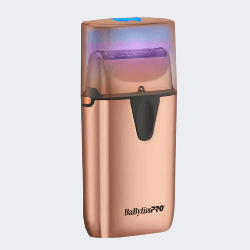 BabylissPRO UVFOIL Limited Edition Rose Gold UV Single - Foil Shaver FXLFS1RG with FREE Replacement Foil & Cutter - Certified Clippers