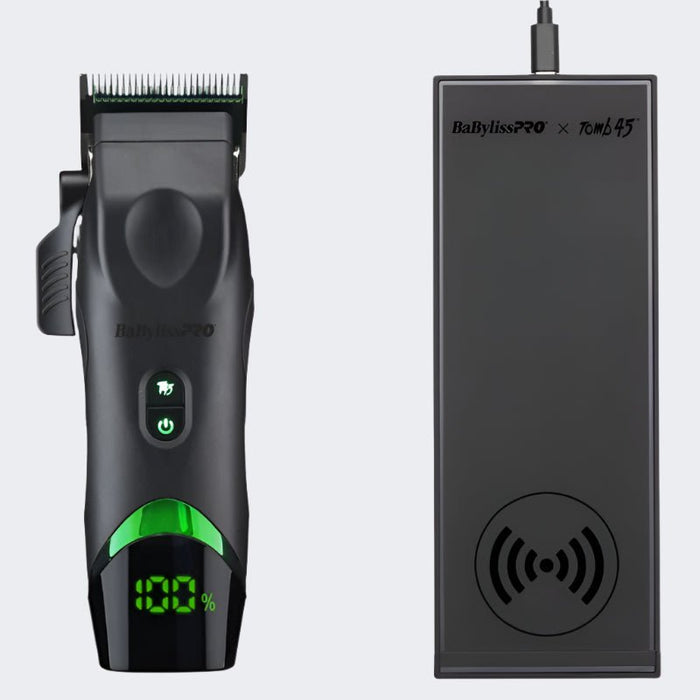 BaBylissPRO® x Tomb45® Wireless - Charging Clipper with FREE Charging Mat - Certified Clippers