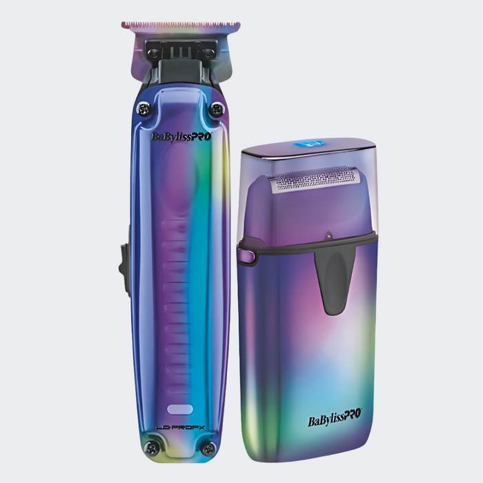 Babyliss Pro Lo-ProFX Iridescent Trimmer and Shaver COMBO