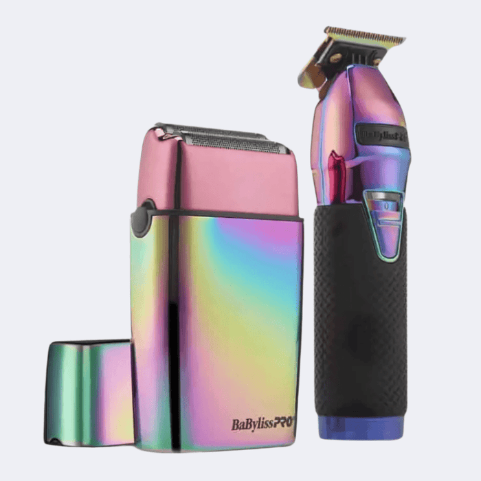 BaBylissPRO LimitedFX Iridescent Trimmer and Double-Foil Shaver #FXDUOFS2TRB