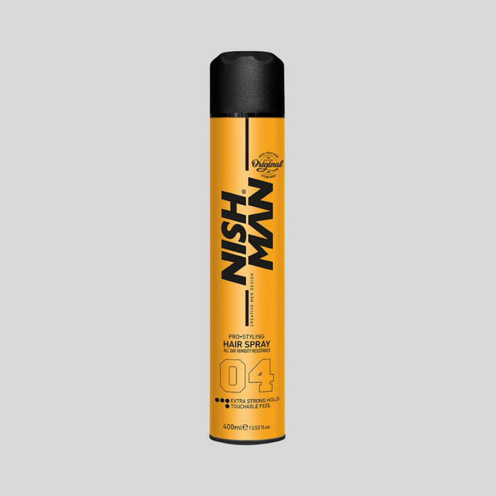 Nish Man Hair Spray Extra Strong Hold (04) 400ml