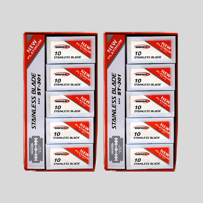 Dorco Platinum Stainless ST301 Double Edge Razor Blades