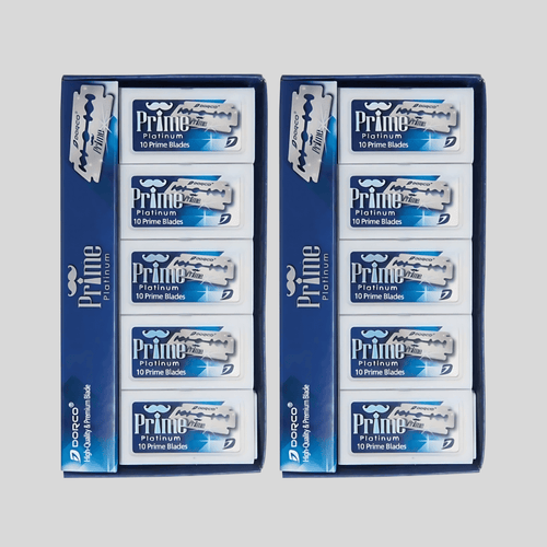 Dorco Prime Double Edge Razor Blades - PACK OF 2